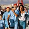 A Vida Marinha com Steve Zissou : foto Anjelica Huston, Bill Murray, Michael Gambon, Willem Dafoe