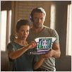 Gigantes de Aço : Foto Evangeline Lilly, Hugh Jackman, Shawn Levy