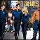 Quarteto Fantástico e o Surfista Prateado : foto Chris Evans, Ioan Gruffudd, Jessica Alba, Michael Chiklis