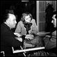 Interlúdio : foto Alfred Hitchcock, Cary Grant, Ingrid Bergman