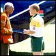 Invictus : foto Matt Damon, Morgan Freeman