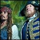 Piratas do Caribe - Navegando em Águas Misteriosas : foto Geoffrey Rush, Johnny Depp, Rob Marshall