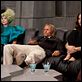 Jogos Vorazes : foto Elizabeth Banks, Gary Ross, Jennifer Lawrence, Woody Harrelson
