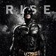 Batman - O Cavaleiro das Trevas Ressurge : poster Christian Bale, Christopher Nolan