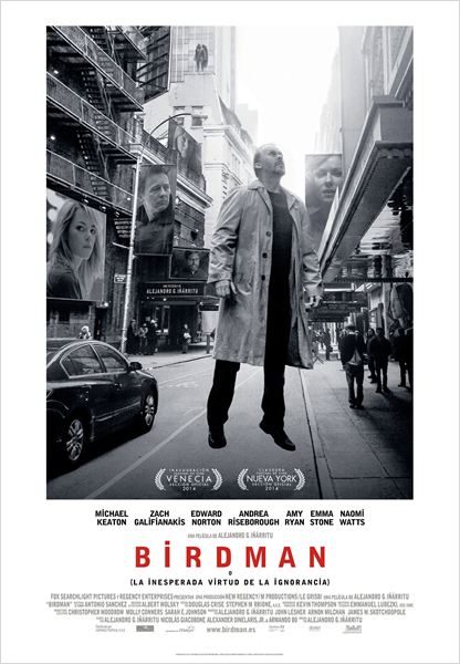 Birdman ou (A Inesperada Virtude da Ignorância) : Poster