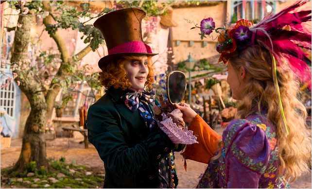 Foto Johnny Depp, Mia Wasikowska