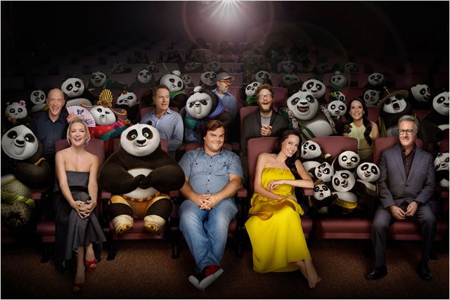 Kung Fu Panda 3 : Vignette (magazine) Angelina Jolie Pitt, Bryan Cranston, David Cross, Dustin Hoffman, J.K. Simmons