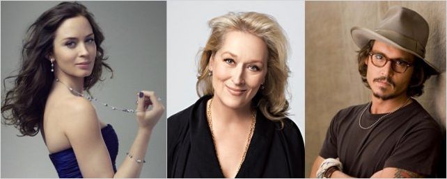 Emily Blunt pode estrelar musical que já conta com Johnny Depp e Meryl Streep