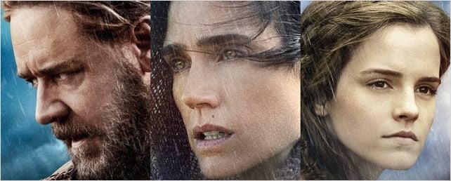 Russell Crowe, Jennifer Connelly e Emma Watson são destaques de cartazes individuais de Noé